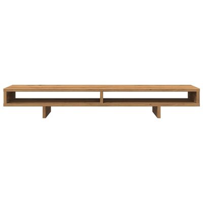 vidaXL Support de moniteur chêne artisanal 100x27x15cm bois ingénierie