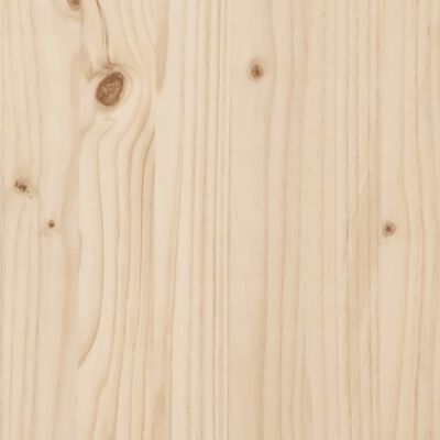 vidaXL Dessus de table 70x35x2,5 cm bois de pin massif ovale