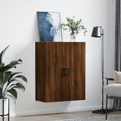 vidaXL Armoire murale chêne marron 69,5x34x90 cm