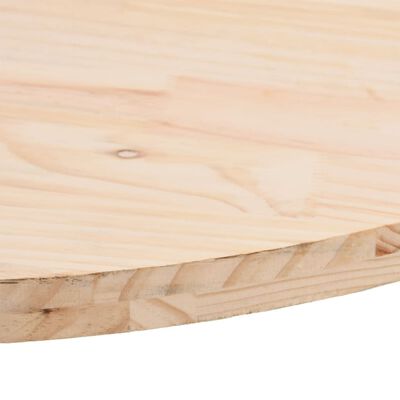 vidaXL Dessus de table 70x35x2,5 cm bois de pin massif ovale