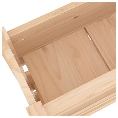 vidaXL Jardinière 77x25x104,5 cm Bois massif de pin