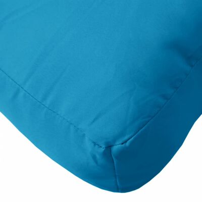 vidaXL Coussin de palette bleu clair 60x60x8 cm tissu oxford