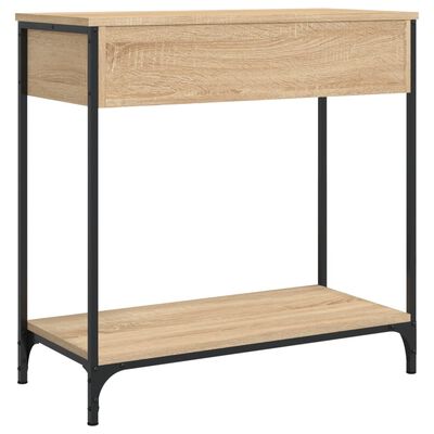 vidaXL Table console chêne sonoma 75x34,5x75 cm bois d'ingénierie