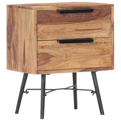 vidaXL Table de chevet Bois massif 40x30x50 cm