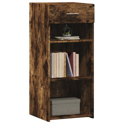 vidaXL Buffet chêne fumé 40x42,5x93 cm bois d'ingénierie