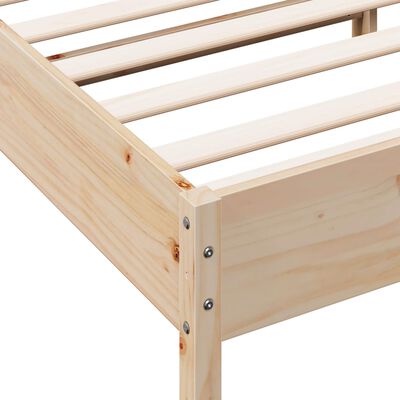 vidaXL Cadre de lit sans matelas 100x200 cm bois massif de pin