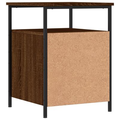 vidaXL Tables de chevet 2 pcs chêne marron 44x45x60 cm bois ingénierie