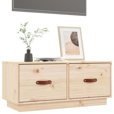 vidaXL Meuble TV 80x34x35 cm Bois de pin massif