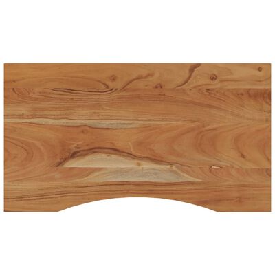 vidaXL Dessus de bureau 100x50x2,5 cm rectangulaire bois massif acacia