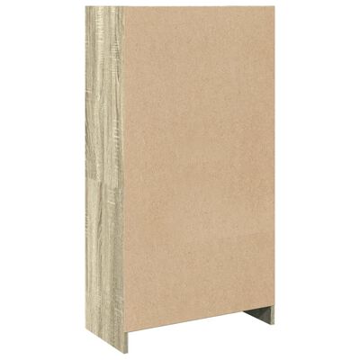 vidaXL Bibliothèque chêne sonoma 57x28,5x107,5 cm bois d'ingénierie