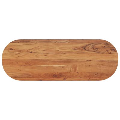 vidaXL Dessus de table 110x40x3,8 cm ovale bois massif d'acacia