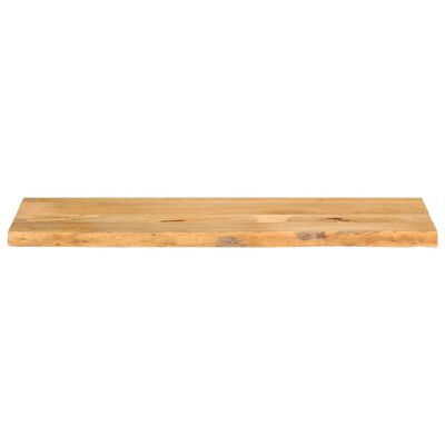 vidaXL Dessus de table à bord vivant 120x40x3,8cm bois massif manguier