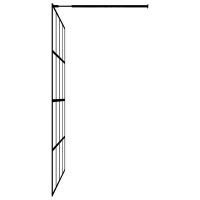 vidaXL Écran de douche Verre trempé transparent 80x195 cm