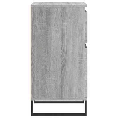 vidaXL Buffet sonoma gris 40x35x70 cm bois d'ingénierie