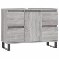 vidaXL Armoire salle de bain sonoma gris 80x33x60 cm bois d'ingénierie