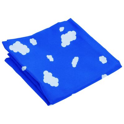 vidaXL Sièges de balançoire avec pierres d'escalade 2 pcs bleu PE