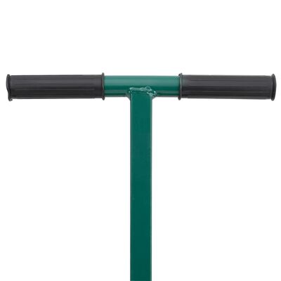 vidaXL Épandeur de compost vert Ø40x60 cm acier