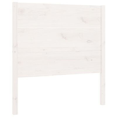 vidaXL Tête de lit Blanc 81x4x100 cm Bois massif de pin