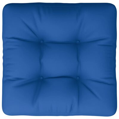 vidaXL Coussin de palette bleu royal 60x60x12 cm tissu