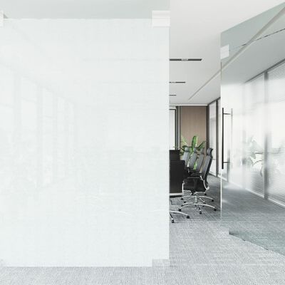 vidaXL Films pour fenêtre 3 pcs statique dépoli blanc transparent PVC