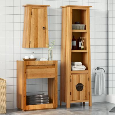 vidaXL Ensemble de meubles de salle de bain 2 pcs bois de pin massif