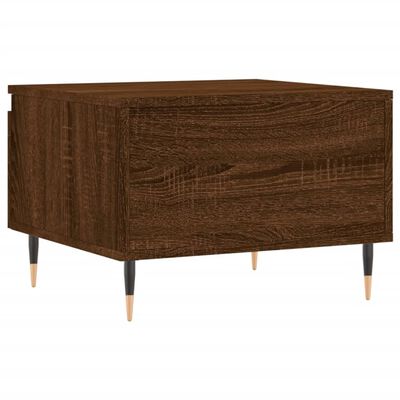 vidaXL Table basse chêne marron 50x46x35 cm bois d'ingénierie