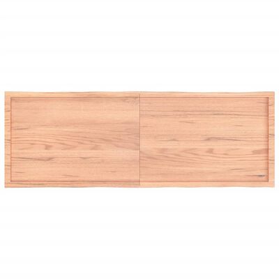 vidaXL Dessus de table bois massif traité bordure assortie