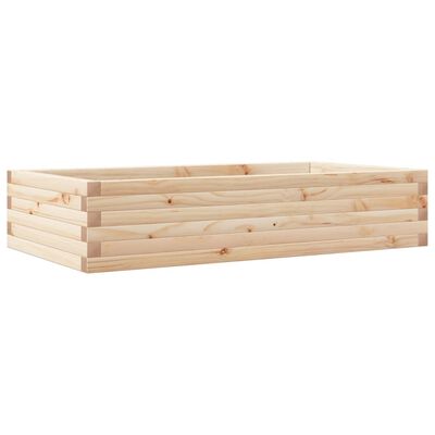 vidaXL Jardinière 110x60x23 cm bois de pin massif