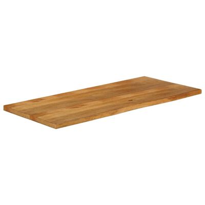 vidaXL Dessus de table à bord vivant 140x60x2,5cm bois massif manguier