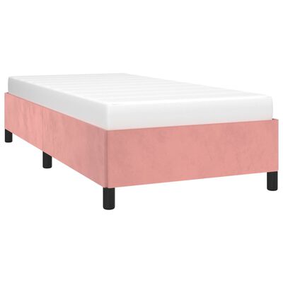 vidaXL Cadre de lit sans matelas rose 80x200 cm velours