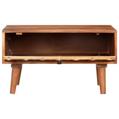 vidaXL Table basse 68x68x38 cm Bois d'acacia solide