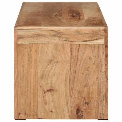 vidaXL Meuble TV 110x33x33 cm bois d'acacia massif