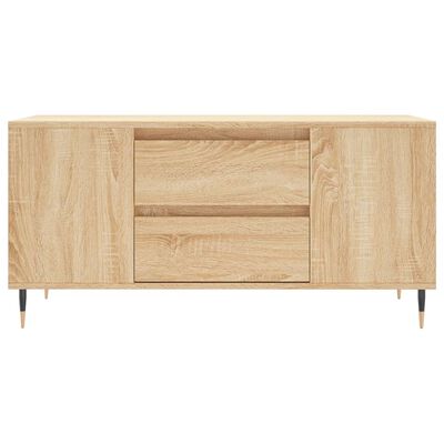 vidaXL Table basse chêne sonoma 102x44,5x50 cm bois d'ingénierie