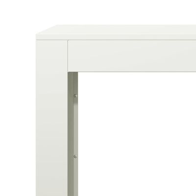 vidaXL Portant de bois de chauffage blanc 100x40x100 cm acier