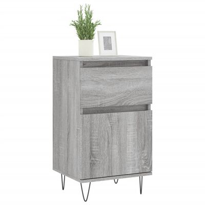 vidaXL Buffet sonoma gris 40x35x70 cm bois d'ingénierie