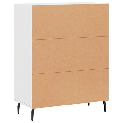 vidaXL Buffet blanc 69,5x34x90 cm bois d'ingénierie