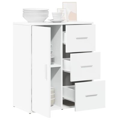 vidaXL Buffet blanc 60x31x70 cm bois d'ingénierie