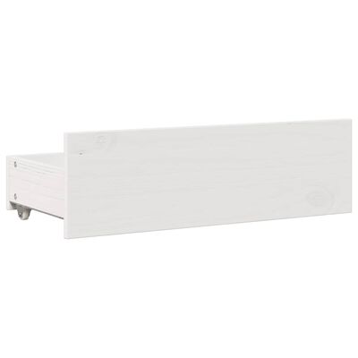 vidaXL Cadre de lit sans matelas avec tiroirs 90x200 cm bois de pin