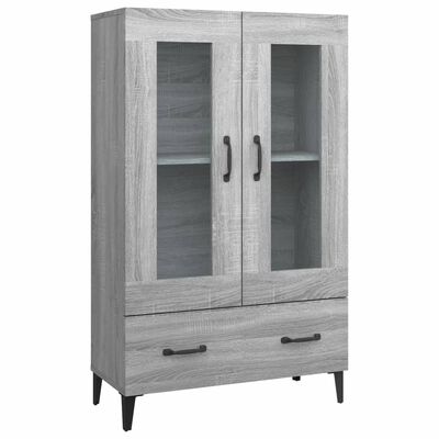 vidaXL Buffet Sonoma gris 70x31x115 cm Bois d'ingénierie