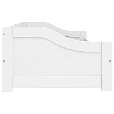 vidaXL Lit de jour avec 2 tiroirs IRUN blanc 90x200 cm bois pin massif