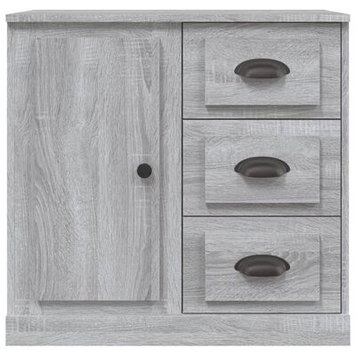 vidaXL Buffets 2 pcs sonoma gris bois d'ingénierie