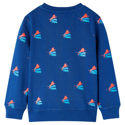 Sweatshirt pour enfants bleu foncé 92