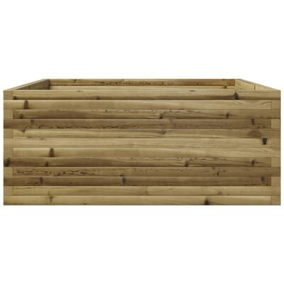 vidaXL Jardinière 110x110x49,5 cm bois de pin imprégné