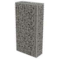 vidaXL Mur en gabion avec couvercles Acier galvanisé 50x20x100 cm