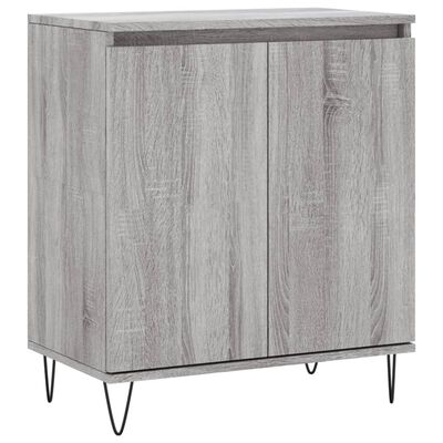 vidaXL Buffet Sonoma gris 60x35x70 cm Bois d'ingénierie