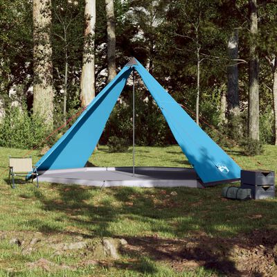 vidaXL Tente familiale tipi 8 personnes bleu imperméable