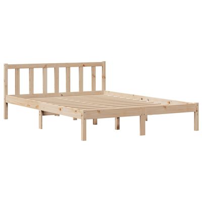 vidaXL Cadre de lit sans matelas 160x200 cm bois massif de pin