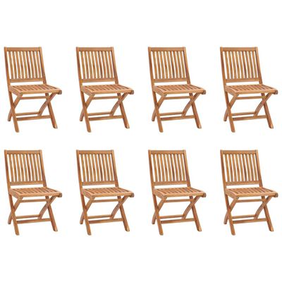 vidaXL Ensemble à manger de jardin 9 pcs Bois de teck massif