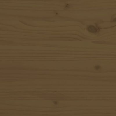 vidaXL Table de chevet Marron miel 40x34x55 cm Bois de pin solide