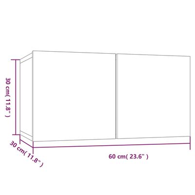 vidaXL Ensemble de meubles TV 4 pcs Noir Bois d'ingénierie